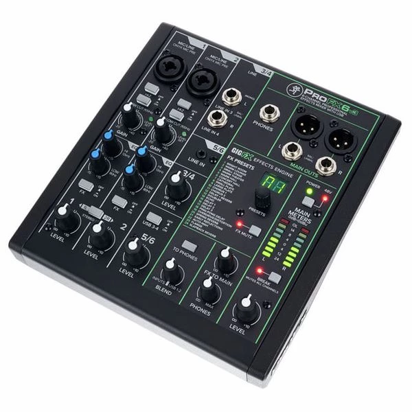 Lille 6 kanal mixer Mackie ProFX6v3